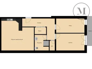 Pronájem bytu 3+kk, České Budějovice, A. Trägera, 83 m2