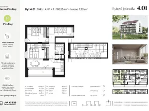 Prodej bytu 3+kk, Předboj, Ke Tvrzi, 112 m2