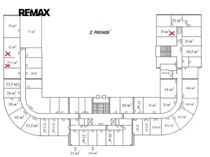 Pronájem kanceláře, Praha - Hloubětín, Nademlejnská, 77 m2