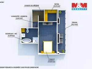 Prodej bytu 2+kk, Beroun, Palouček, 62 m2