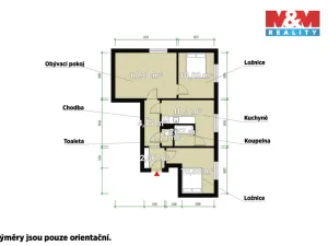 Pronájem bytu 3+1, Plzeň - Hradiště, Nepomucká, 60 m2