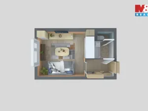 Prodej bytu 1+kk, Děčín - Děčín III-Staré Město, Litoměřická, 19 m2