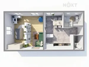 Prodej bytu 1+1, Brno, Francouzská, 47 m2