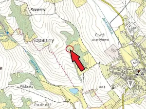 Prodej pole, Traplice, 422 m2