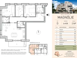 Prodej bytu 4+kk, Praha - Vysočany, U vysočanského pivovaru, 90 m2