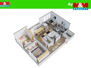 Prodej bytu 3+1, Semily, Jižní, 55 m2