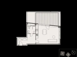 Prodej bytu 1+kk, Valašské Meziříčí, Štěpánov, 42 m2