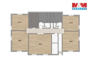Pronájem kanceláře, Domažlice - Bezděkovské Předměstí, Masarykova, 138 m2