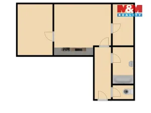 Pronájem bytu 3+kk, Kolín - Kolín I, Rubešova, 65 m2