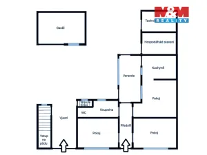 Prodej rodinného domu, Čejkovice, Zahradní, 110 m2