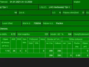 Prodej podílu lesa, Puclice, 12856 m2