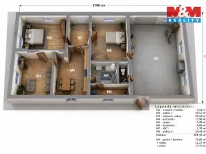 Prodej rodinného domu, Lošany - Lošánky, 101 m2