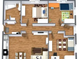 Pronájem bytu 4+kk, Nový Bor, 90 m2