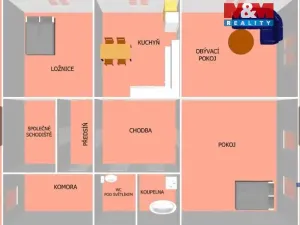 Prodej bytu 3+1, Jaroměř - Pražské Předměstí, Husova, 124 m2