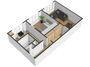 Pronájem bytu 2+1, Český Krumlov, Sídliště Plešivec, 60 m2