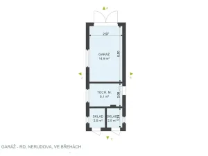 Prodej rodinného domu, Břehy, Nerudova, 123 m2