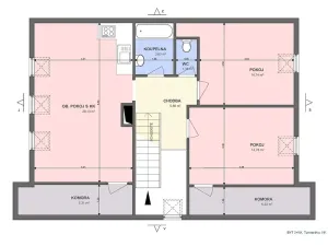 Pronájem bytu 3+kk, Hradec Králové, Turinského, 78 m2