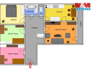 Prodej bytu 4+1, Čáslav - Čáslav-Nové Město, R. Těsnohlídka, 78 m2