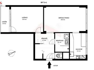 Pronájem bytu 2+1, Kolín, Rimavské Soboty, 53 m2