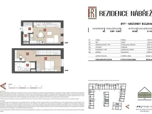 Prodej bytu 2+kk, Brandýs nad Labem-Stará Boleslav - Stará Boleslav, Nábřeží, 55 m2