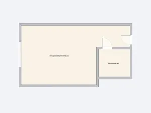 Pronájem bytu 1+kk, Praha - Vršovice, Kubánské náměstí, 19 m2