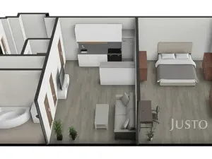 Prodej bytu 2+kk, Písek, Kollárova, 59 m2