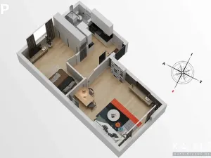 Pronájem bytu 2+kk, Hradec Králové, Střelecká, 58 m2