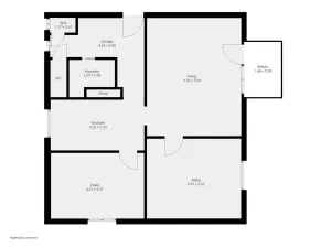 Pronájem bytu 3+1, Pardubice - Zelené Předměstí, Jiránkova, 70 m2