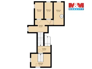 Prodej rodinného domu, Dačice - Dačice V, Husova, 56 m2