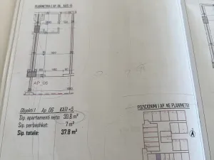 Prodej bytu 1+kk, Rruga Viena, Golem, Albánie, 37 m2