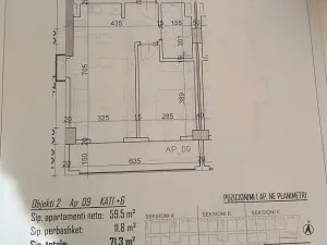 Prodej bytu 1+kk, Rruga Viena, Golem, Albánie, 37 m2