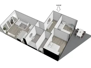 Prodej bytu 3+kk, Židlochovice, Sportovní, 97 m2
