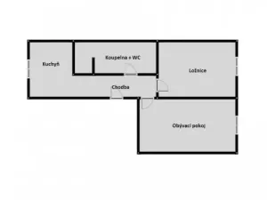 Pronájem bytu 2+1, Dolní Žandov, 63 m2