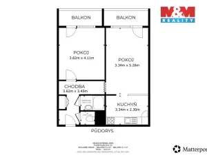 Prodej atypického bytu, Ostrava - Bělský Les, Bohumíra Četyny, 52 m2
