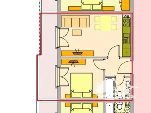 Prodej bytu 2+kk, Bjala, Bulharsko, 46 m2