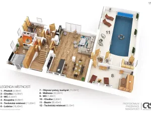 Prodej rodinného domu, Zichovec, 384 m2