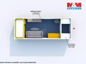 Prodej chaty, Kolinec - Podolí, 14 m2