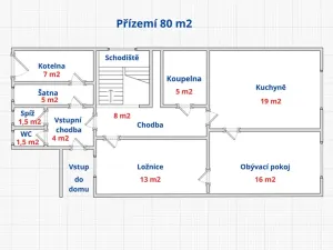 Prodej rodinného domu, Hředle, 245 m2