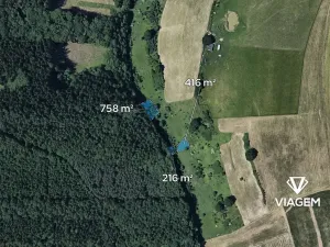 Prodej lesa, Lhota, 1390 m2