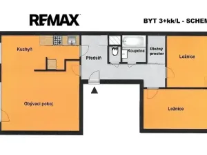 Pronájem bytu 3+kk, Praha - Stodůlky, Amforová, 70 m2