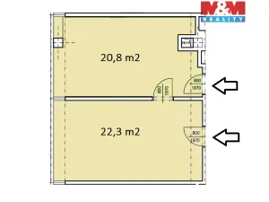 Pronájem obchodního prostoru, Praha - Petrovice, Ohmova, 43 m2