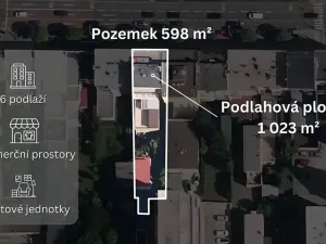 Prodej vícegeneračního domu, Zlín, třída Tomáše Bati, 1023 m2