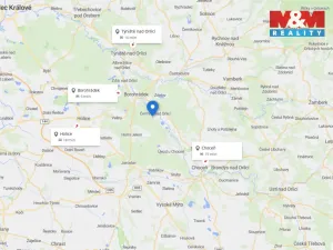 Prodej pozemku pro bydlení, Čermná nad Orlicí - Malá Čermná, 800 m2