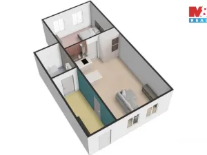 Pronájem bytu 2+kk, Jihlava, Smetanova, 56 m2