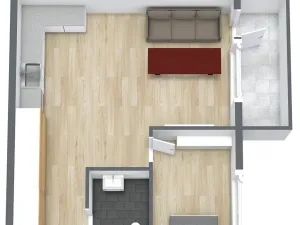 Pronájem bytu 2+kk, Kralupy nad Vltavou, sídl. Hůrka, 34 m2