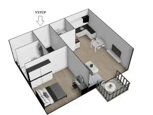 Prodej bytu 2+kk, Brno - Líšeň, Houbalova, 62 m2