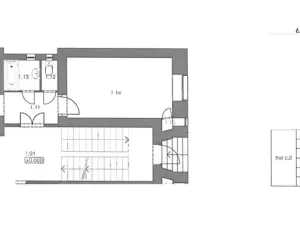 Prodej bytu 2+kk, Praha - Smíchov, U Santošky, 42 m2