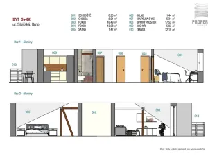 Pronájem bytu 3+kk, Brno, Sibiřská, 69 m2