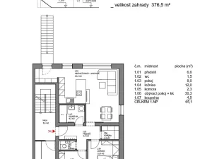 Prodej bytu 3+kk, Písek, Dolní, 65 m2