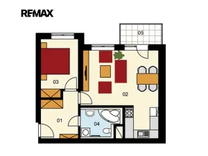 Pronájem bytu 2+kk, Praha - Hlubočepy, Miloše Havla, 48 m2